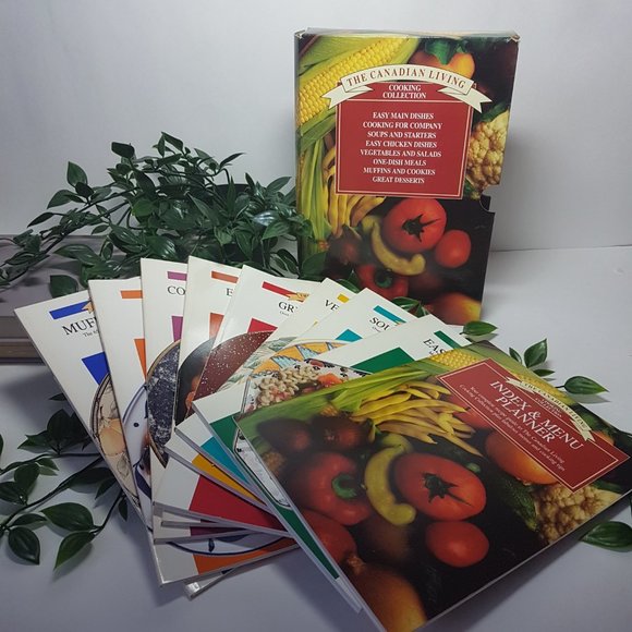 CANADIAN LIVING Cooking Collection 8 Volume Box Set with Index and Menu Planner - Picture 3 of 16